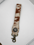 Cowhide Wristlet