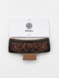 Mesa Bloom Leather Hair Claw