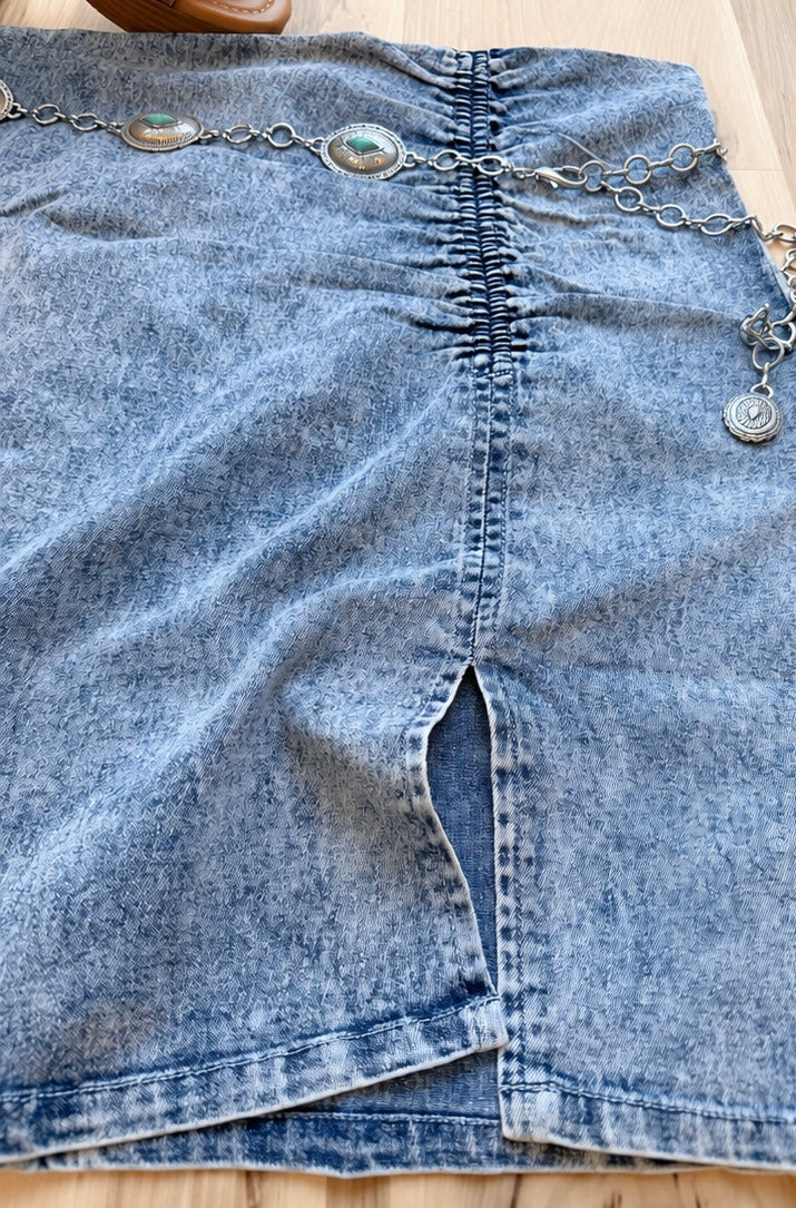 Dockside Denim Skirt