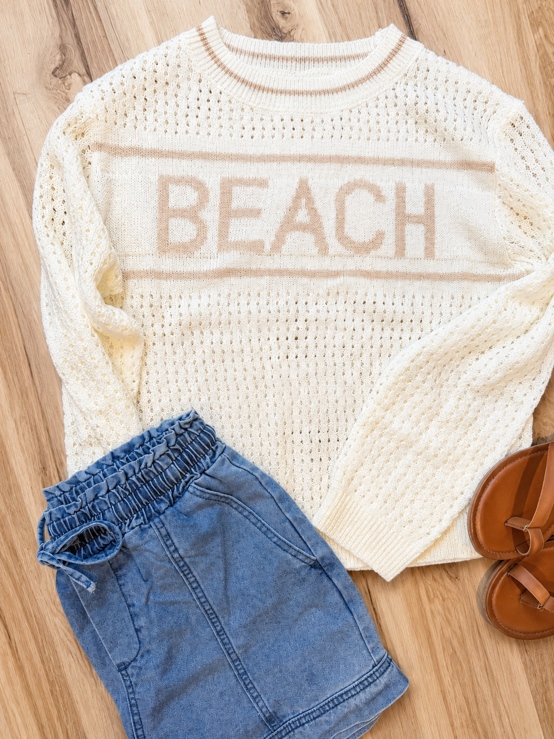 Knitted Beach Sweater