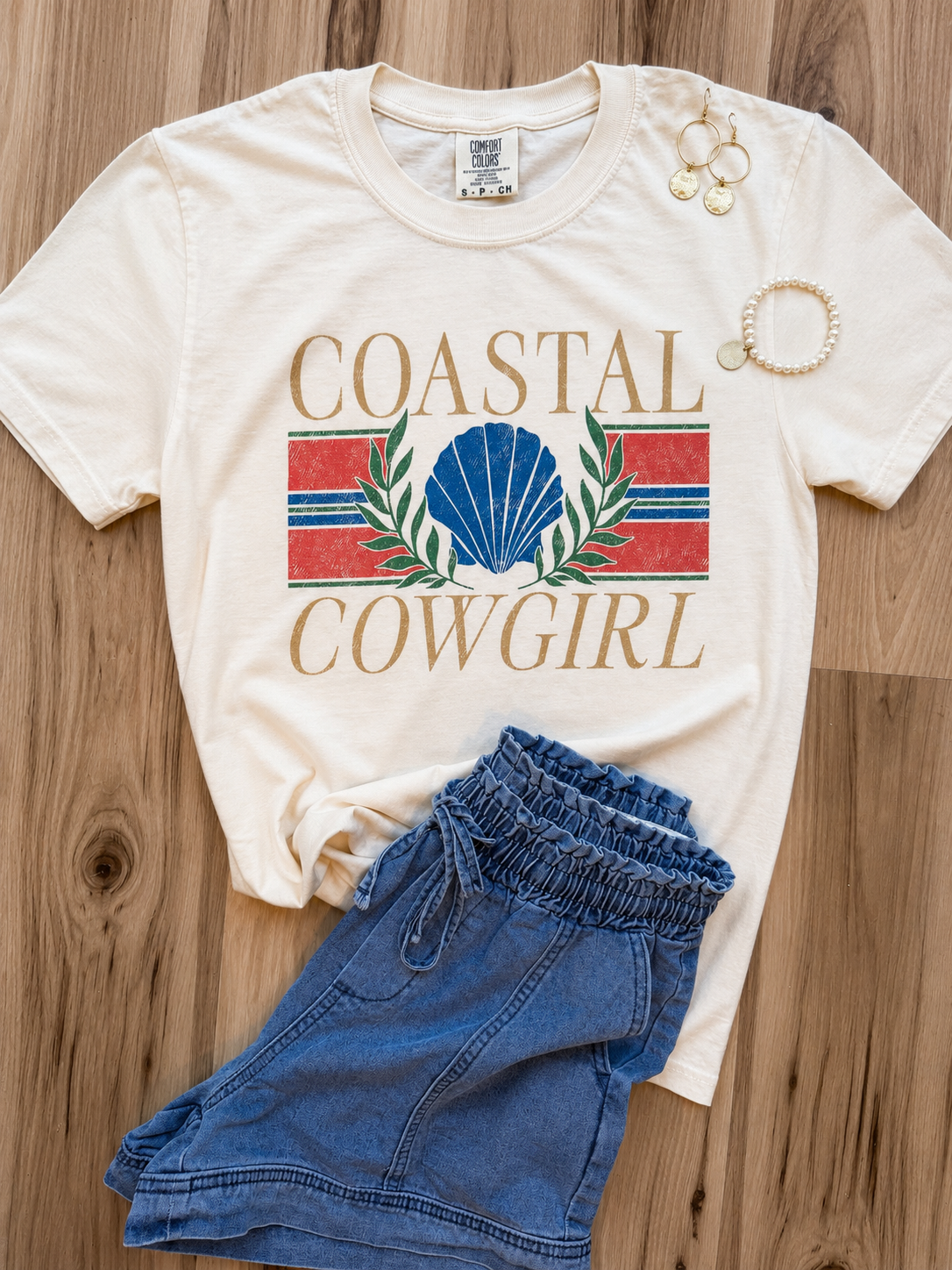 Coastal Cowgirl Shell Tee