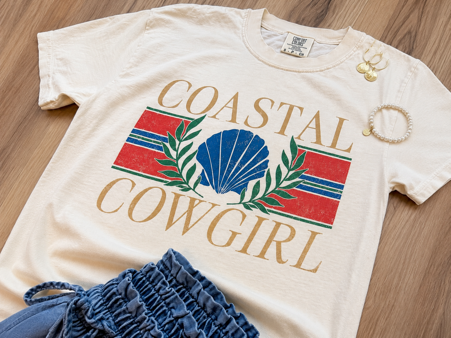 Coastal Cowgirl Shell Tee
