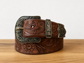 The Desert Rose Leather Belt