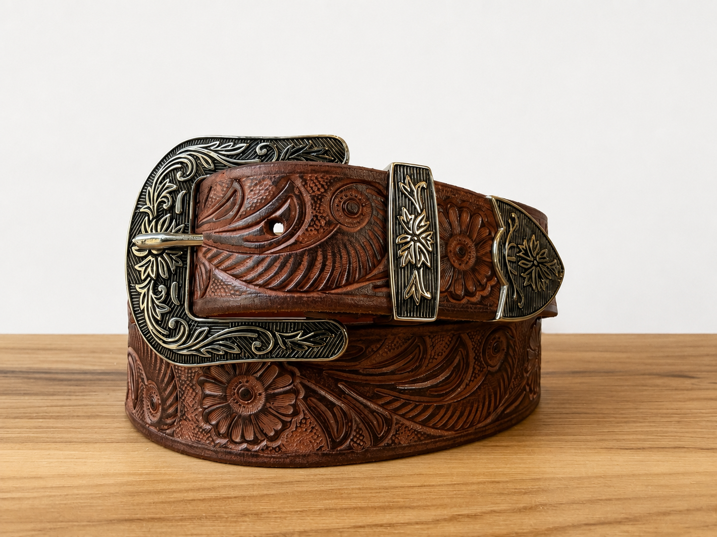 The Desert Rose Leather Belt