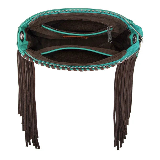 Turquoise Mesa Fringe Crossbody